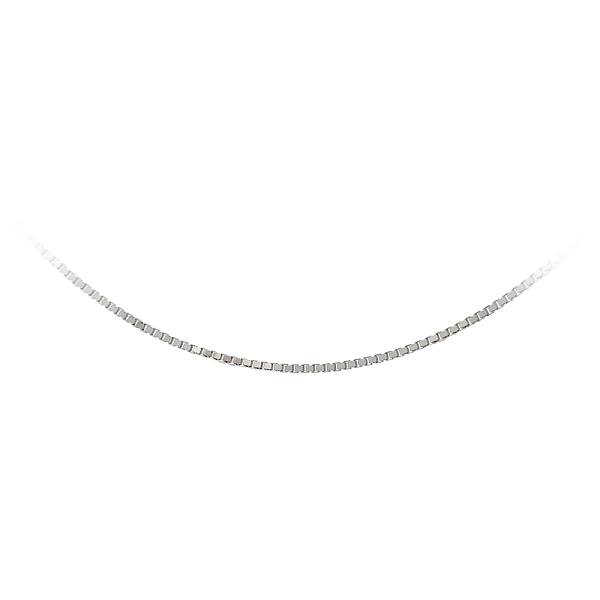 Chain Cube - White Gold Cube