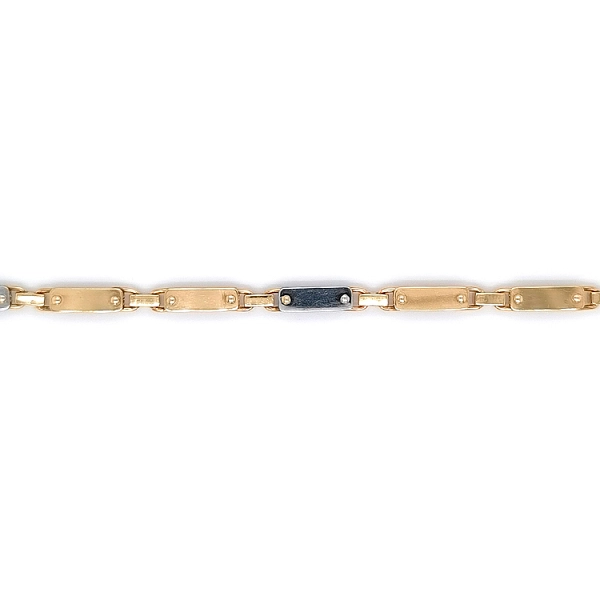 Men's Combination Gold Necklace