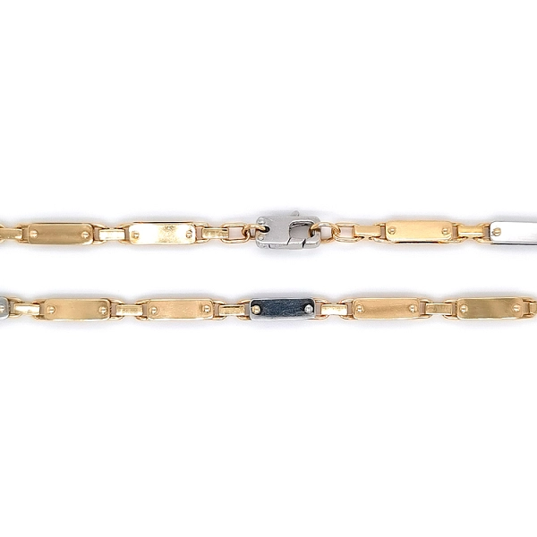 Men's Combination Gold Necklace