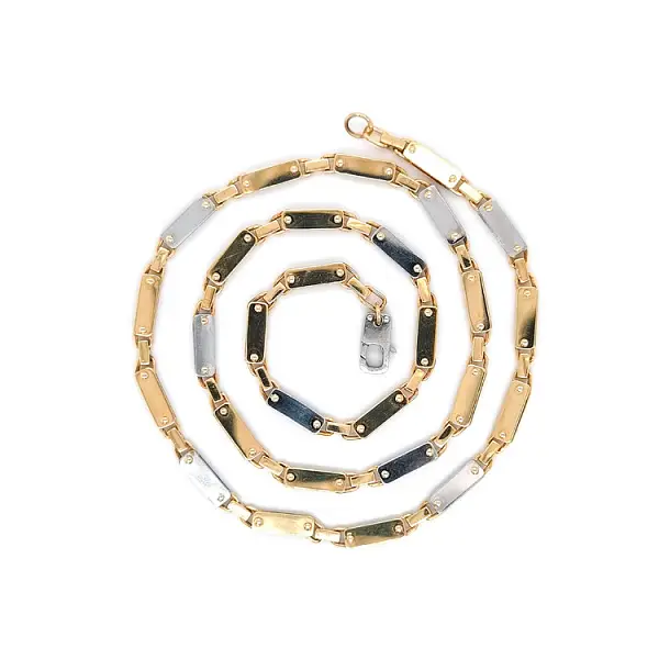 Men's Combination Gold Necklace