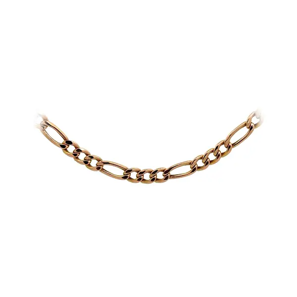 Gold Chain Figaro from Rose Gold