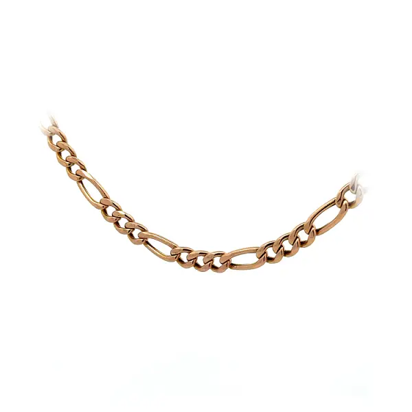 Gold Chain Figaro from Rose Gold