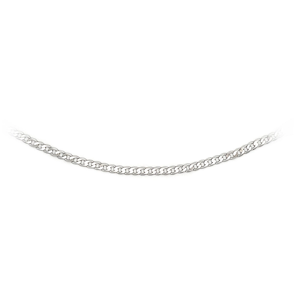 White Gold Armour Chain