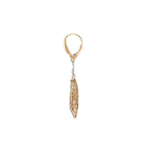 Gold Combination dangle earrings