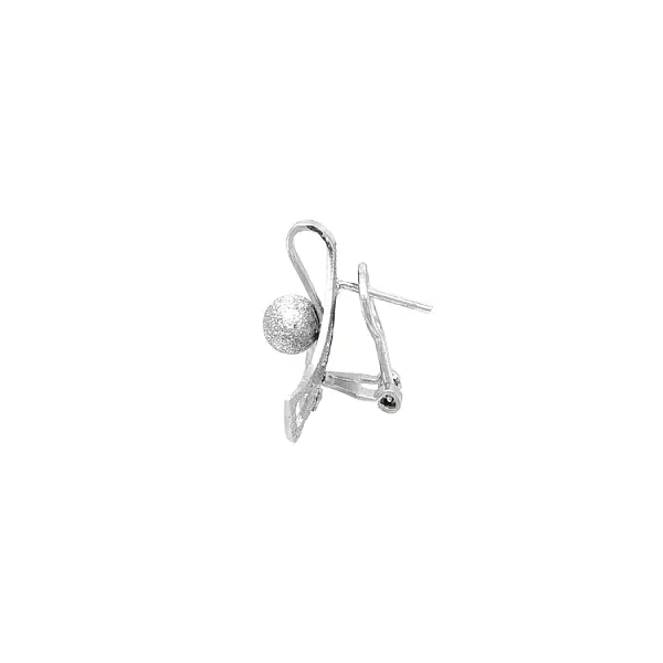 Ladies White Gold Earrings