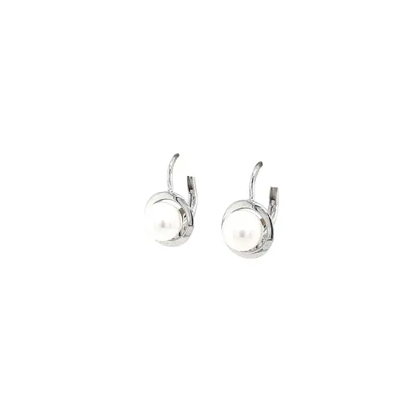White Gold earrings with Pearl