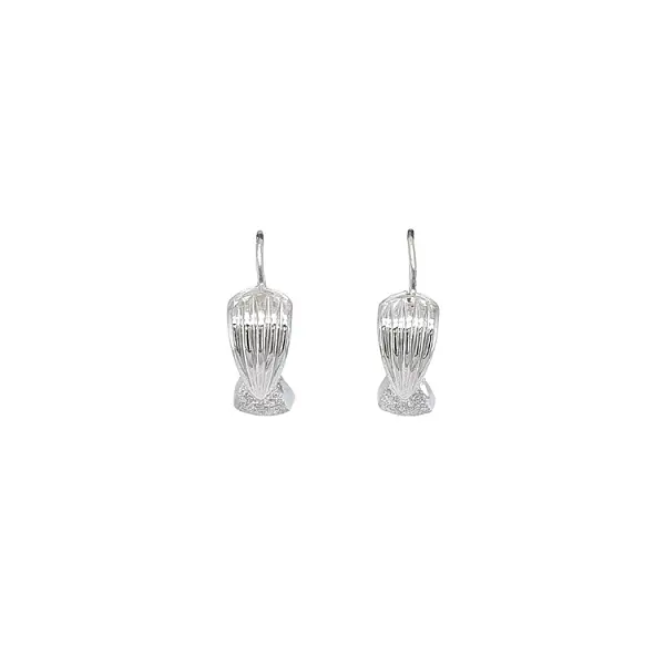White Gold Earrings