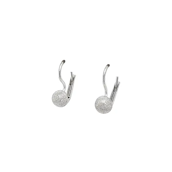 White Gold Earrings