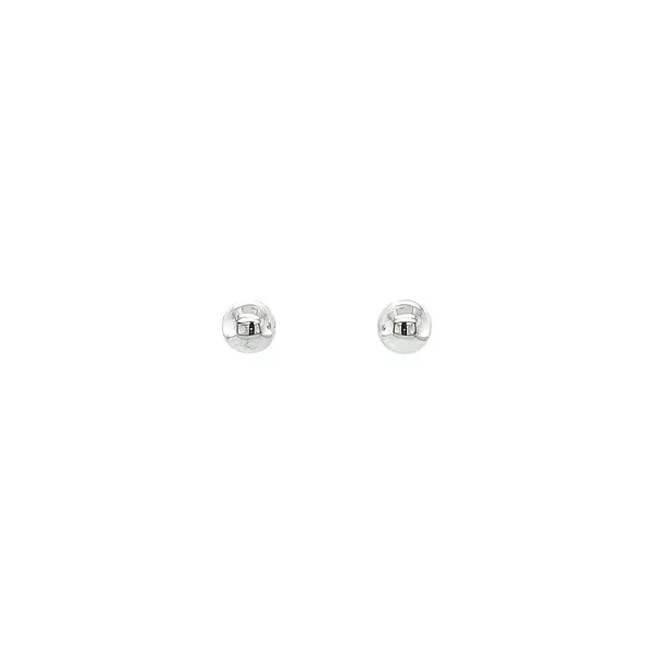 Earrings White Gold Balls