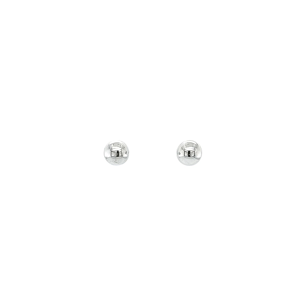 Earrings White Gold Balls