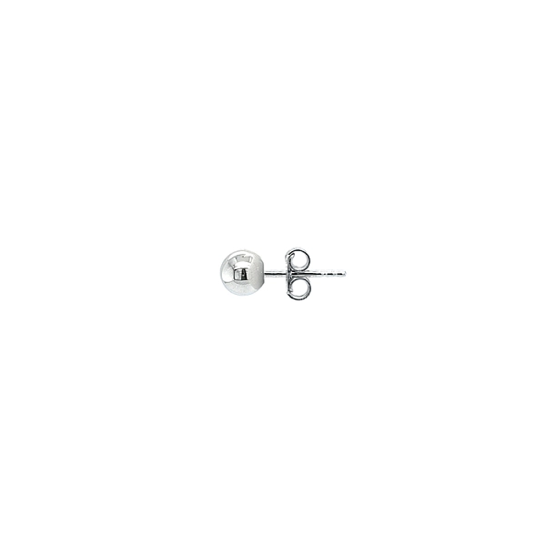 Earrings White Gold Balls