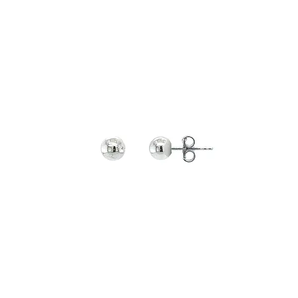 Earrings White Gold Balls