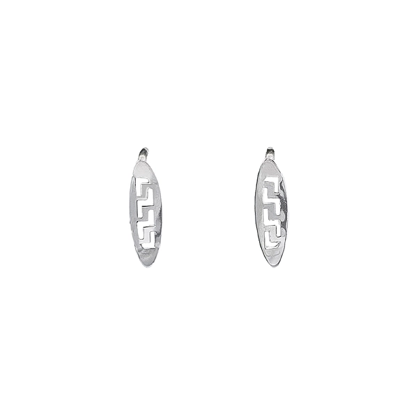 Gold Earrings with Modern Geometric Design
