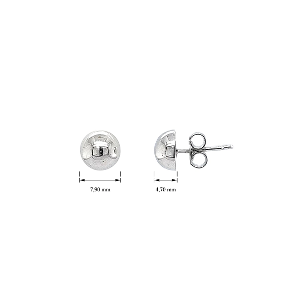 Gold Earrings with Pure and Timeless Design