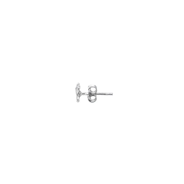 White Gold Butterfly Earrings - Fine Elegance