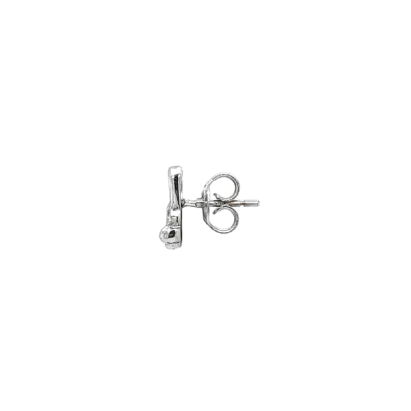 Earrings with White Gold Bunny motif