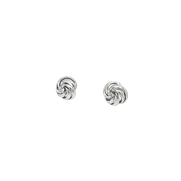 Stylish and Timeless White Gold Earrings