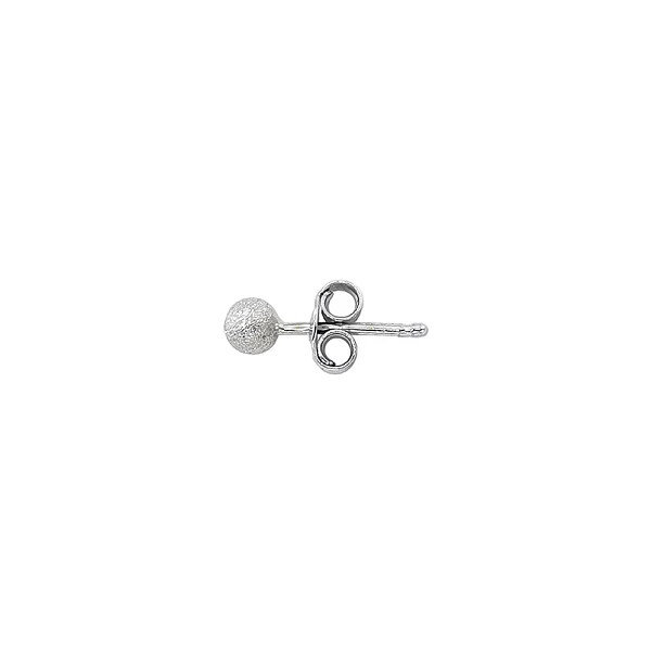Earrings White Gold Balls