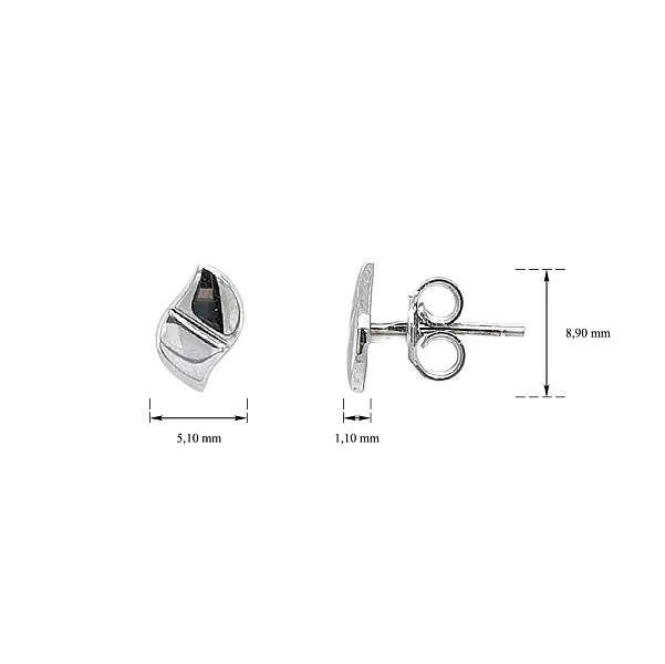 Earrings made of White Gold