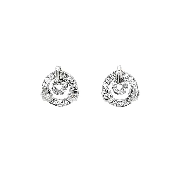 Modern Earrings with Unique Zircon Shine