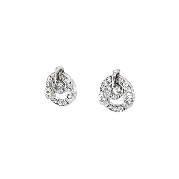 Modern Earrings with Unique Zircon Shine