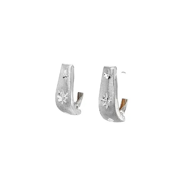 White Gold Earrings