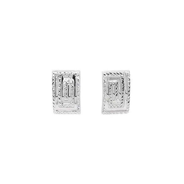 White Gold Earrings