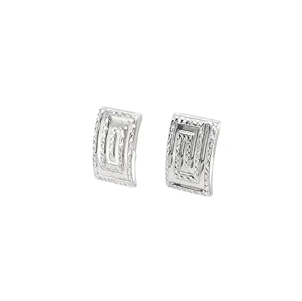 White Gold Earrings