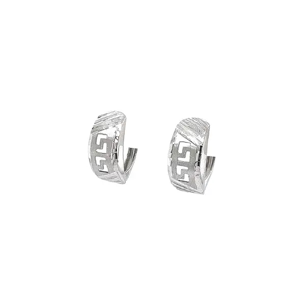 White Gold Earrings