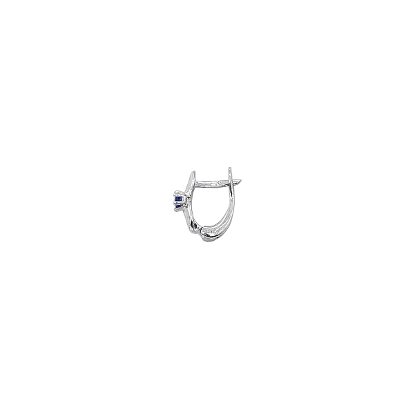 White Gold Earrings with Sapphire - The Magic of Blue Gemstone