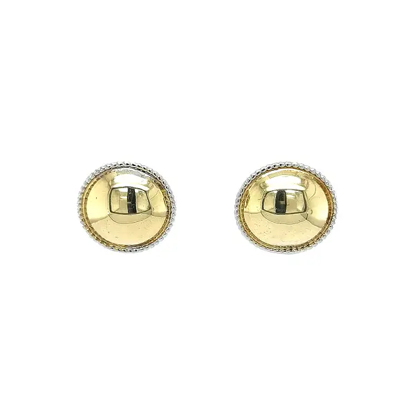 Round Gold Earrings That Captivate at First Sight