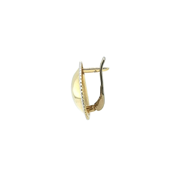 Round Gold Earrings That Captivate at First Sight