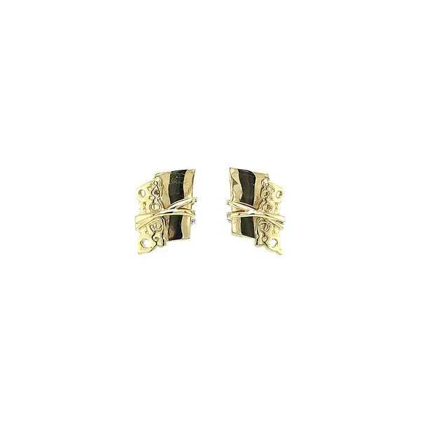 Earrings made of Combination Gold