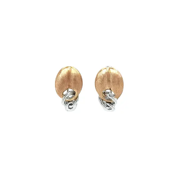 Earrings made of Combination Gold
