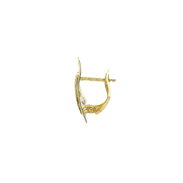 Gold Elegant Triangle Earrings