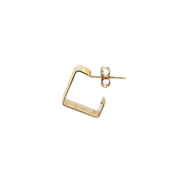 Gold Earrings Semi-circles