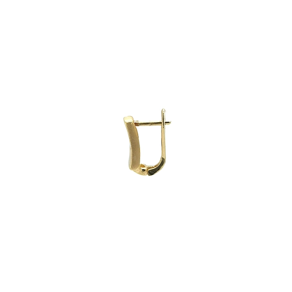 Gold Earrings with Zircons