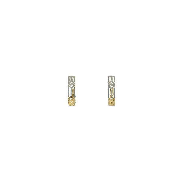 Earrings made of Combination Gold