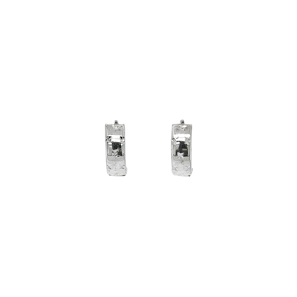 Double-sided Earrings made of Combination Gold