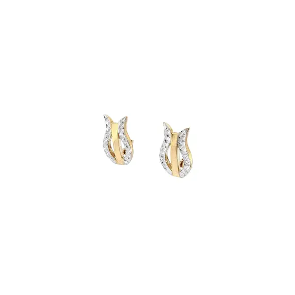 Earrings made of Combination Gold