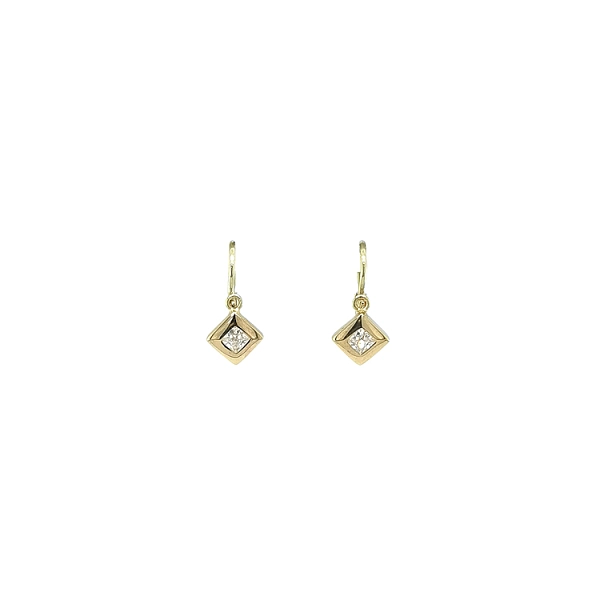 Golden Children Earrings with Zircones