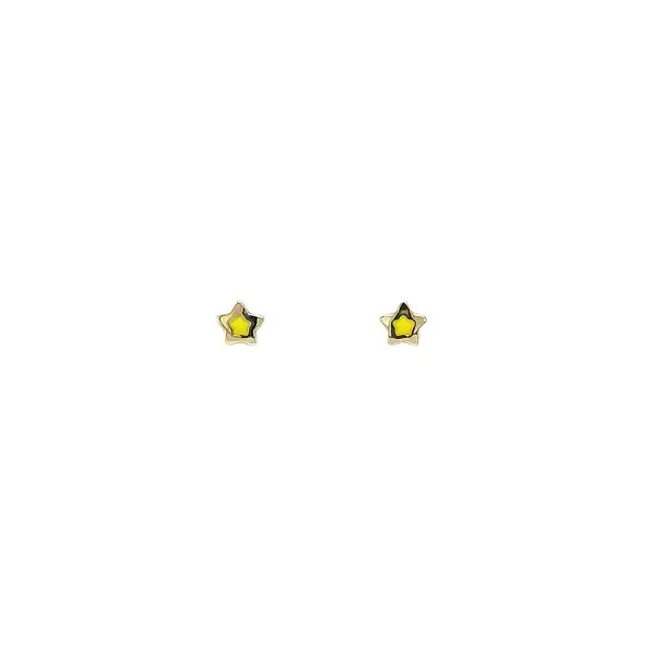 Gold Pecky Earrings Starfish