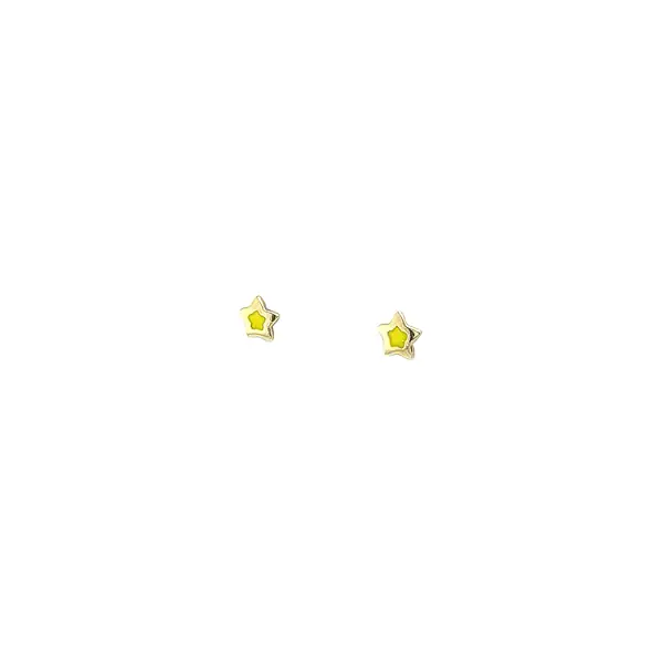 Gold Pecky Earrings Starfish