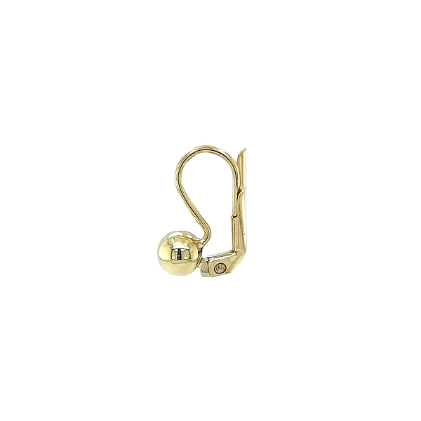 Gold Earrings Beads