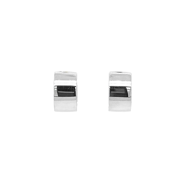 Double-sided Earrings made of Combination Gold
