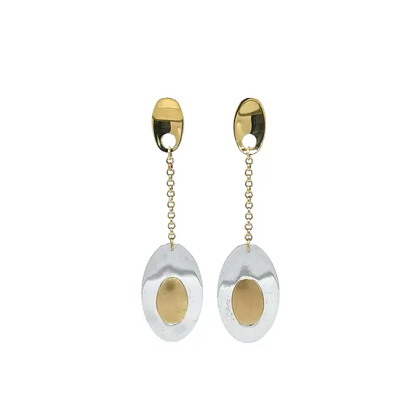 Earrings made of Combination Gold