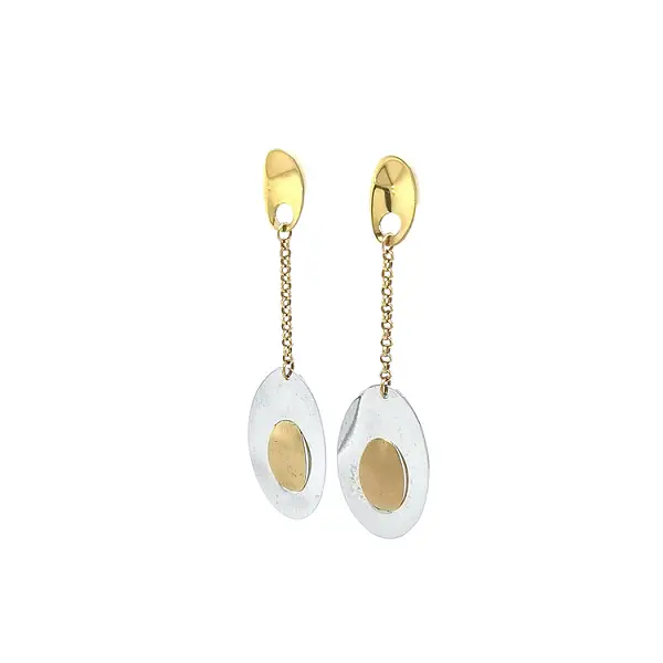 Earrings made of Combination Gold