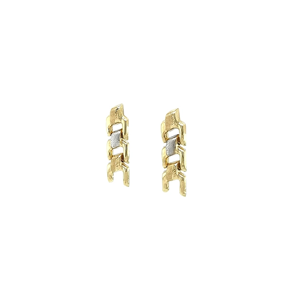 Earrings made of Combination Gold