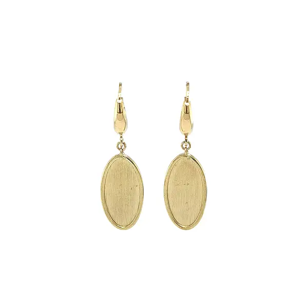 Gold dangle earrings
