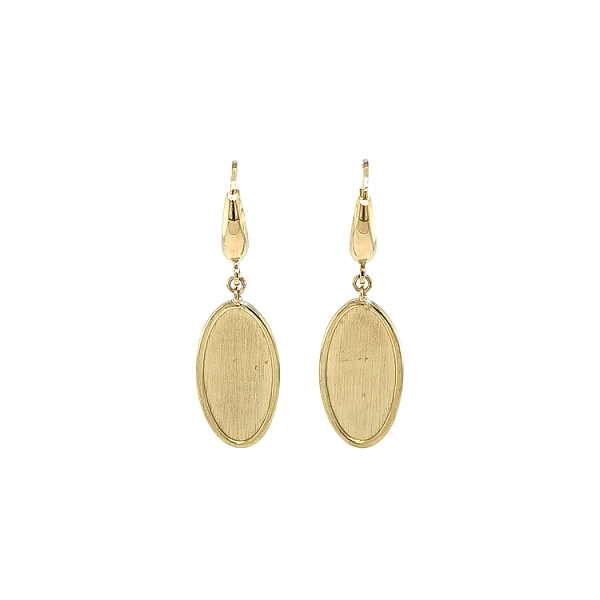 Gold dangle earrings